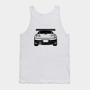 Skyline GTR R34 Back View Sketch Art Tank Top